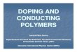 Doping and Conducting Polymers-Plaza
