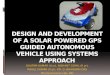 semi autonomous gps guided solar powered vehicle