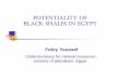 Potentiality of Black Shales in Egypt