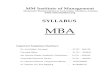 MBA Syllabus 17.1