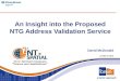 201235 McDonald, David an Insight Into the Proposed NTG Address Validation Service