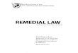 2011 Beda Memory Aid Remedial Law