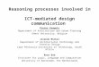 NordDesign2014 - Reasoning processes involved in ICT-mediated design communication