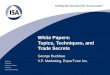 White Papers: Topics, Techniques, and Trade Secrets