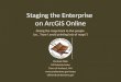 Staging the Enterprise on ArcGIS Online