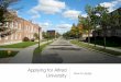 Applying for Alfred University Downstate Programs with CITE