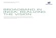 White Paper: Broadband in India – realizing the vision