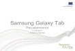 Samsung galaxy tab -laitteen k¤ytt¶