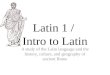Latin I lesson 06 share