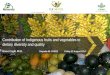 Contribution of indigenous fruits and vegetables to dietary diversity and quality