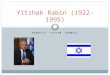 Yitzhak Rabin (1922-1995)