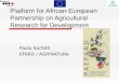 C1.3. Platform for African-European Partnership on Agricultural Research for Development