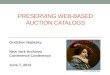 New York Archives Conference Presentation