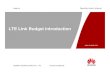 LTE Link Budget Introduction V1.0