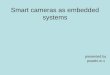 Smart cameras as embedded systems