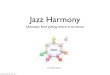 Jazz Harmony Lecture Slides