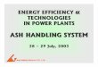 Ash Handling Systems Ppt