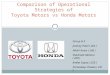 OM Presentation: Honda vs Toyota