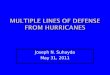 Multiple Lines of Defense from Hurricanes
