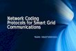 Network coding protocols for smart grid