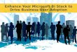 Enhance your microsoft bi stack to drive business user adoption   slide share
