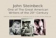 Steinbeck bio