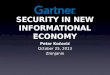 Security in New Information Economy
