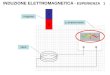 N S INDUZIONE ELETTROMAGNETICA - ESPERIENZA 1 spire µ-amperometro magnete