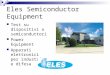 Eles Semiconductor Equipment Test su dispositivi a semiconduttori Power Equipment Apparati elettronici per industria e difesa
