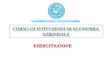 Università degli Studi di Parma ESERCITAZIONE CORSO DI ISTITUZIONI DI ECONOMIA AZIENDALE