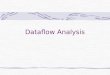 Dataflow Analysis. Tino CortesiTecniche di Analisi di Programmi 2 Dataflow Analysis Il punto di partenza per una dataflow analysis ¨ una rappresentazione