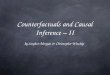Counterfactuals and Causal Inference – II by Stephen Morgan & Christopher Winship