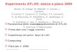 Napoli 16 dicembre 2008v. Canale - Riunione Annuale di Gruppo 11 Esperimento ATLAS: status e piano 2009 Panoramica dello stato dei sottositemi di ATLAS