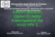 Fattori genetici coinvolti nella trasmissione del virus HIV-1 Dottoranda Dott.ssa Valentina Zanin Università degli Studi di Trieste XXIV CICLO DI DOTTORATO
