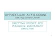 1 APPARECCHI A PRESSIONE – Dott. Ing. Daniele Cionchi DIRETTIVA 97/23/CE PED PRESSURE EQUIPEMENT DIRECTIVE