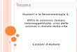 Husserl e la fenomenologia 4. Oltre le essenze: tempo, intersoggettività, crisi delle scienze e mondo-della-vita Lezioni d'Autore