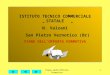 Piano dell'Offerta Formativa1 ISTITUTO TECNICO COMMERCIALE STATALE N. Valzani San Pietro Vernotico (Br) PIANO DELLOFFERTA FORMATIVA