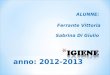 ALUNNE: Ferrante Vittoria Sabrina Di Giulio anno: 2012-2013