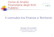 1 Corso di Analisi Finanziaria degli Enti Pubblici Il connubio tra Finanza e Territorio Sergio Zucchetti Anno Accademico 2013 – 2014 Lezione 14 ottobre