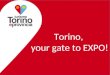 Torino, your gate to EXPO!. Mercati target MERCATI PRIORITARIMERCATI COMPLEMENTARI MERCATI EMERGENTI ItaliaUsaTurchia FranciaEuropa dell’EstCina Regno