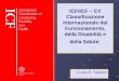 ICF/ICF – CY Classificazione Internazionale del Funzionamento, della Disabilità e della Salute D.ssa N. Sgadari