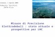 Misure di Precisione Elettrodeboli : stato attuale e prospettive per LHC Roberto Tenchini INFN-Pisa Catania, 1 Aprile 2005