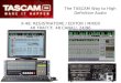 X-48: REGISTRATORE / EDITOR / MIXER 48 TRACCE, 48 CANALI, 24/96 The TASCAM Way to High Definition Audio