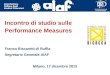 Incontro di studio sulle Performance Measures Franco Biscaretti di Ruffìa Segretario Generale AIAF Milano, 17 dicembre 2013