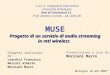 MUSE Progetto di un servizio di audio streaming in reti wireless Progetto realizzato da: Leardini Francesco Mercati Alberto Morsiani Marco Bologna 16-02-2007