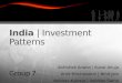 Investment Patterns in India