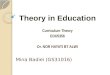 Theory in Education