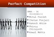 Managerial Economics - Perfect Competition