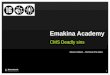 Emakina Academy #13 : The Seven Sins of CMS implementation