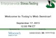 Enterprise-wide Stress Testing
